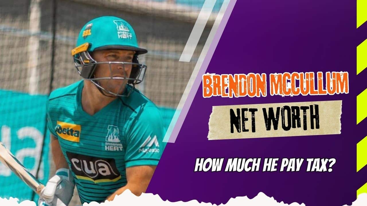 Brendon McCullum net worth