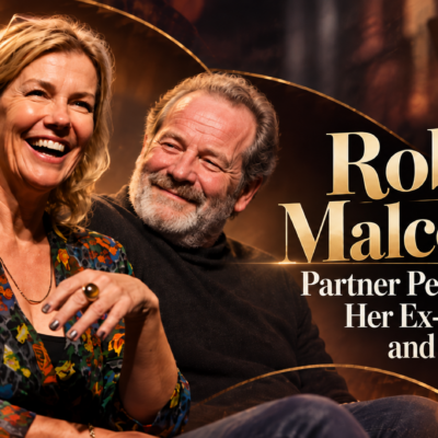 Robyn Malcolm’s partner Peter Mullan, her ex-husband and sons