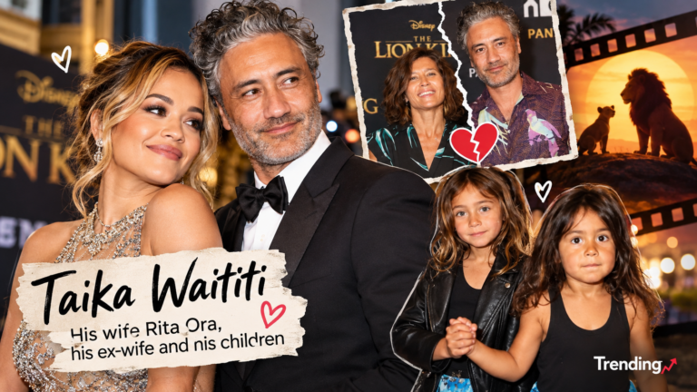 Taika Waititi’s wife Rita Ora, his ex-wife and his children