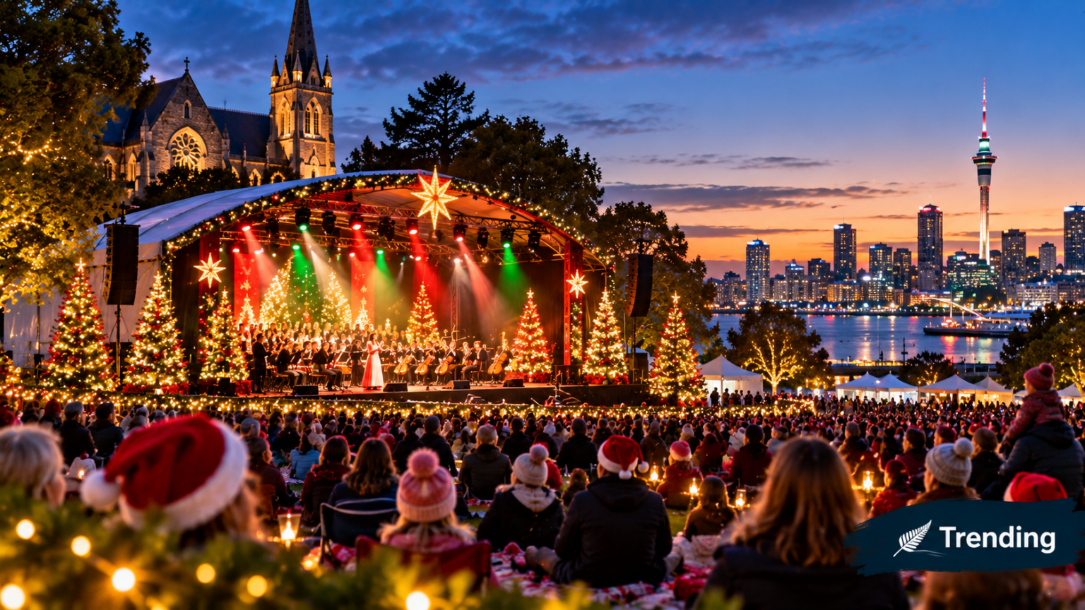 Christmas in the Park 2026 is on 28 November in Christchurch and 12 December in Auckland