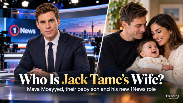 Who is Jack Tame’s wife? Mava Moayyed, their baby son and his new 1News role