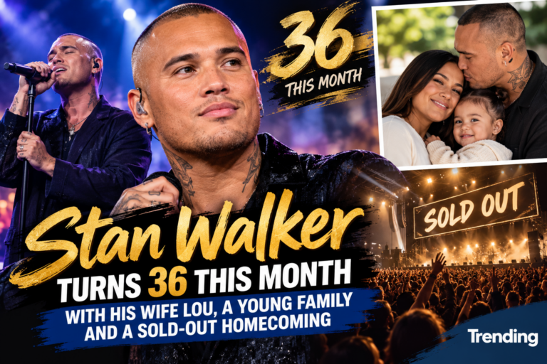 Stan Walker turns 36 this month with his wife Lou, a young family and a sold-out homecoming