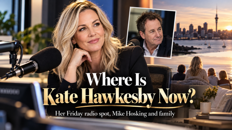 Where is Kate Hawkesby now? Her Friday radio spot, husband Mike Hosking and family